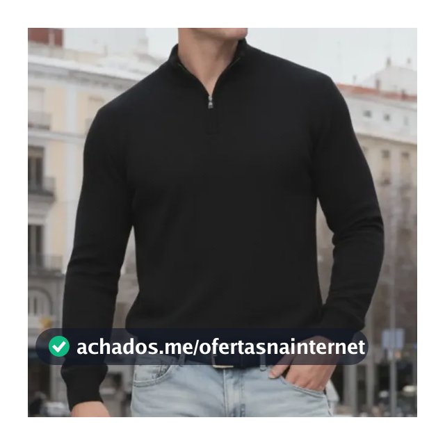 Suéter Masculino Gola V Zíper Tricô Inverno Casual Trabalho