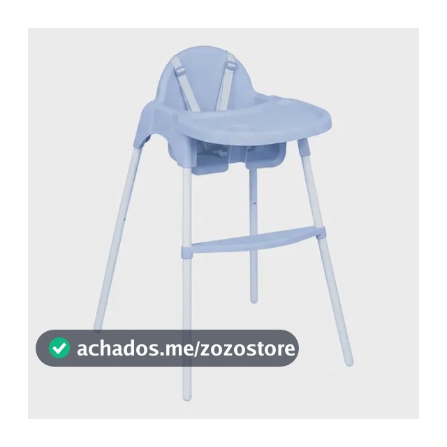 Cadeira De Alimentação Bebê Bibbo 2 Em 1 Styll Baby Portátil Azul