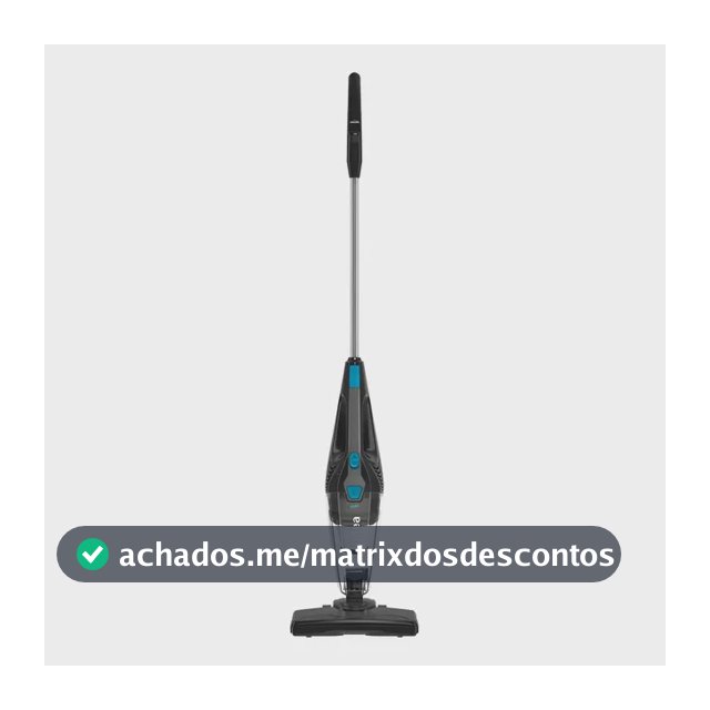 Aspirador de Pó Vertical Midea, 1350W, 2 em 1, cabo de 5M, Preto e Azul