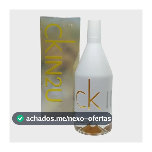 Perfume Ck In2u Her Feminino 100ml Edt Original Lacrado C Nf
