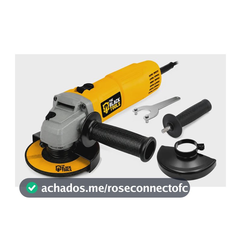 Esmerilhadeira Lixadeira Angular 780w 115mm 4.1/2 11000rpm Bta800 The Black Tools
