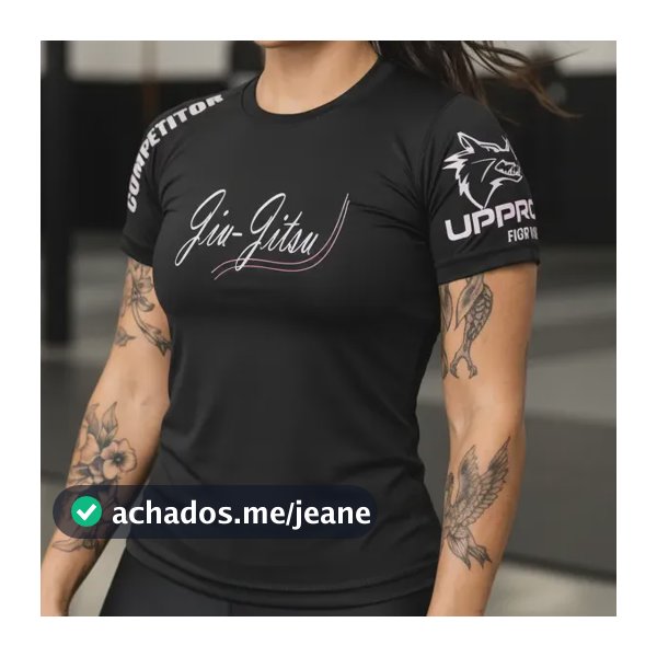 Rash Guard Jiu Jitsu Feminina Uppercut Em Tecido Dryfit