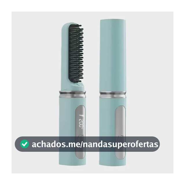 Escova Alisadora Elétrica Portátil Com Display Lcd - A832
