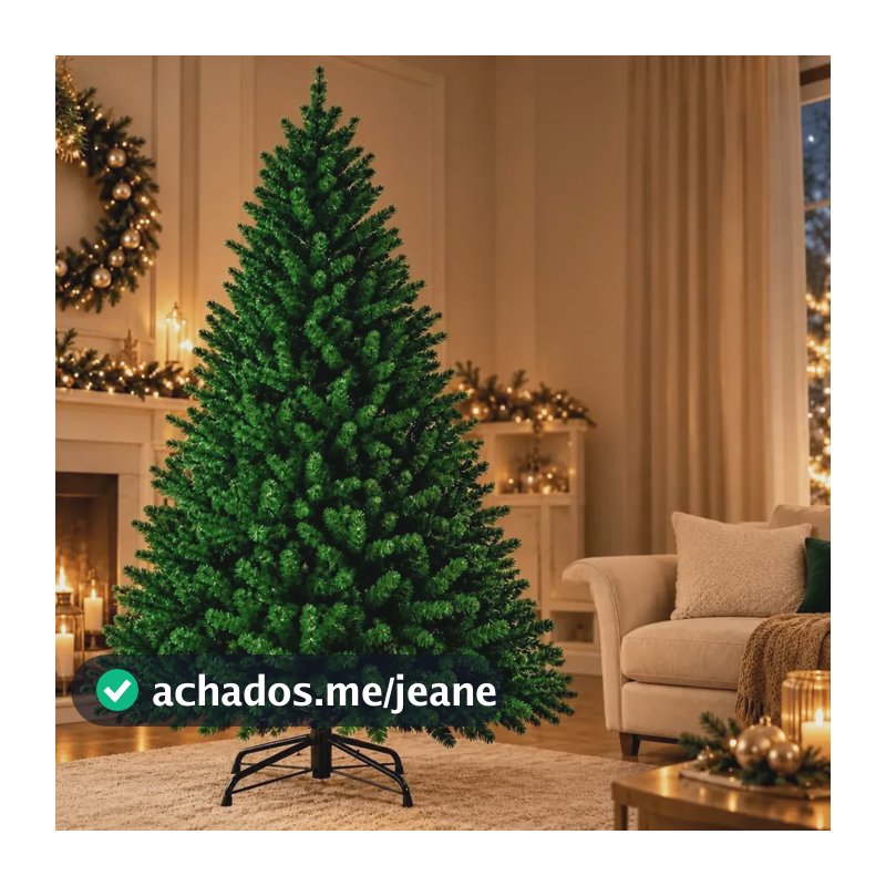 Arvore De Natal 1,80m 1350 Galhos Premium Pinheiro Cheia Verde
