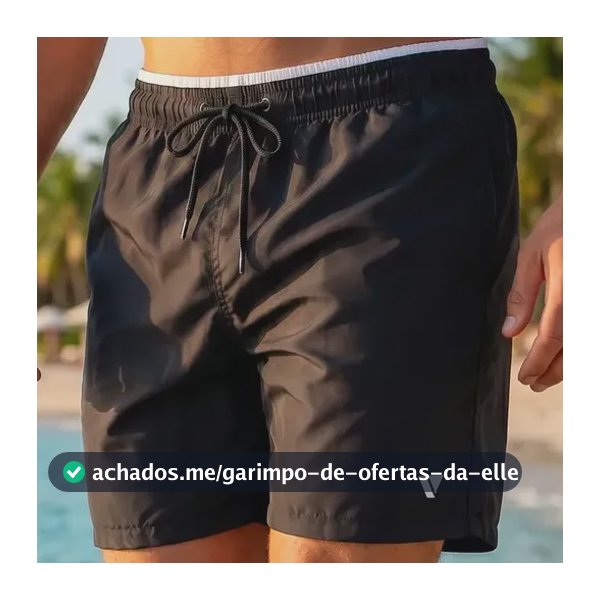 Short Praia Masculino Bermuda Verão Academia Corrida Voker