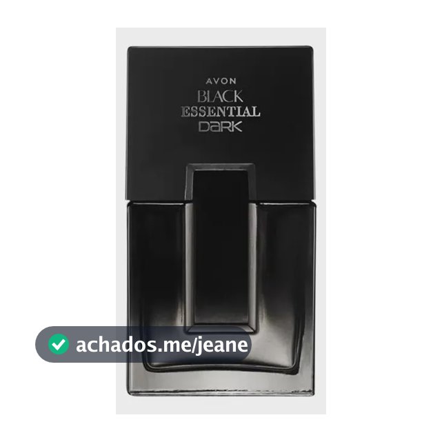 Perfume Masculino Avon Black Essential Dark 100 Ml