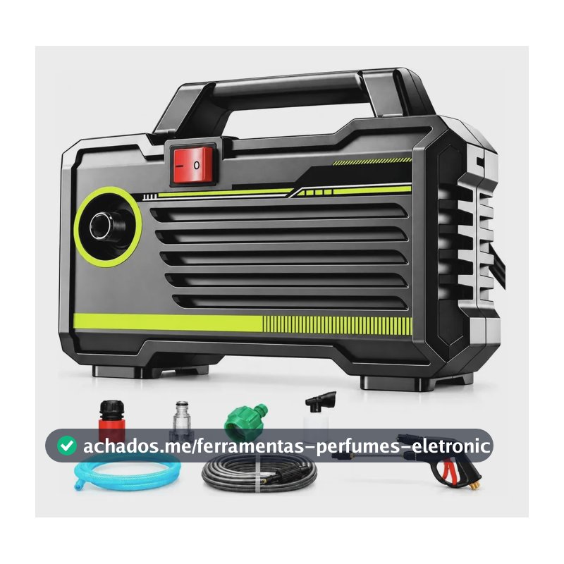 Lavadora De Alta Pressão 220v À Prova D'água Para Limpeza Preto 220v