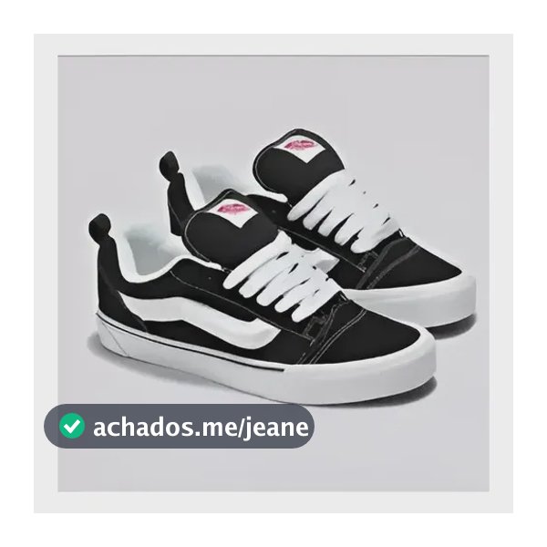 Tênis Vans Knu Skool Black White
