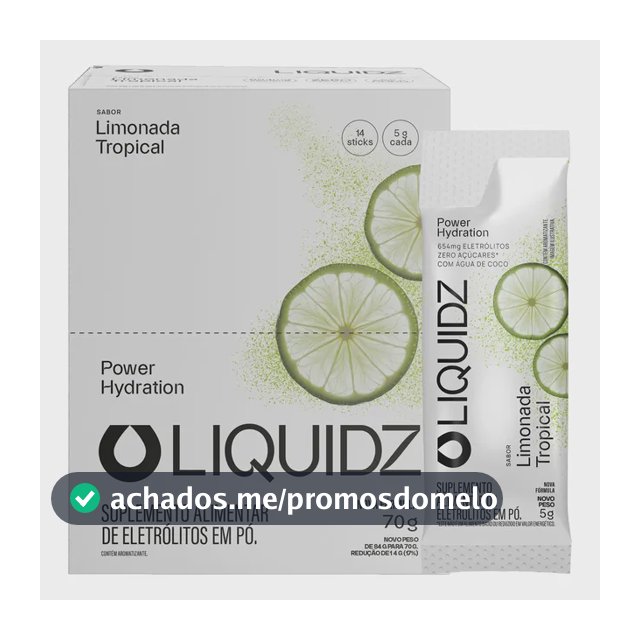 Liquidz® Eletrólitos Em Pó Zero Açúcar Cx 14 Doses