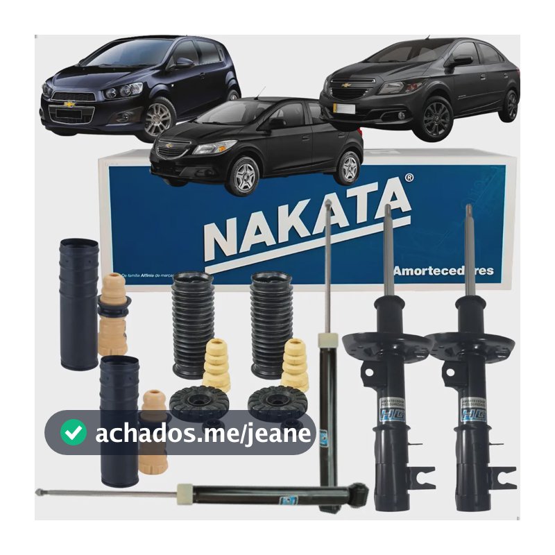 Kit Amortecedor Dianteiro Traseiro Onix Prisma 2012 A 2019