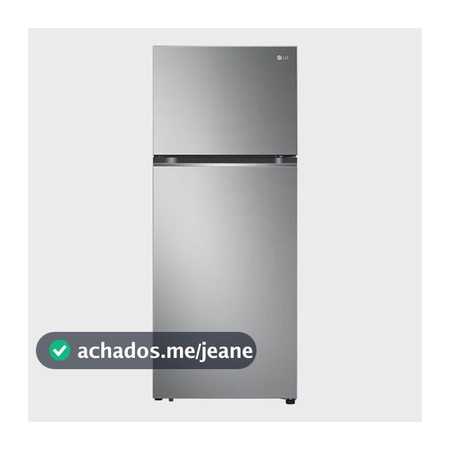 Geladeira LG Frost Free Inverter 395L Duplex Inox Look - 220V