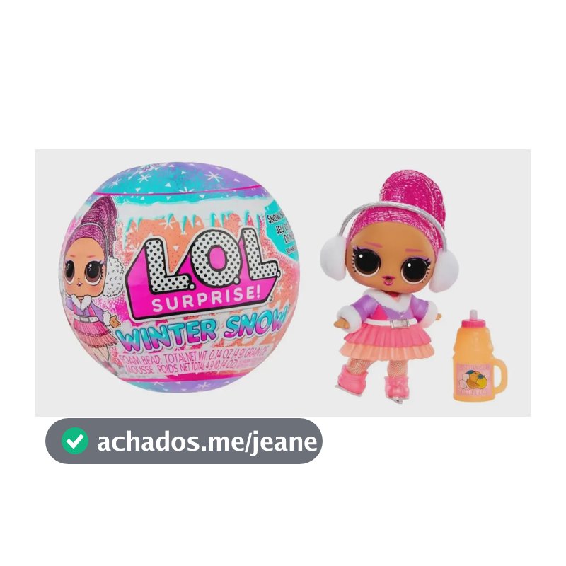 Boneca Lol Surprise Inverno Winter Snow Tots Sortida