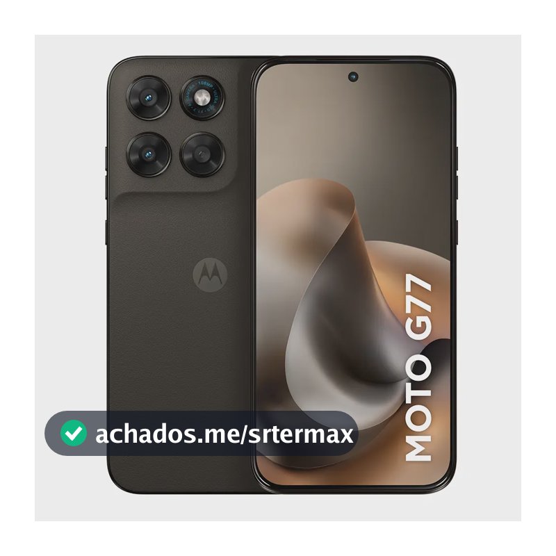 Smartphone Motorola Moto G77 5g 256gb 8gb Ram Dual Sim Marrom