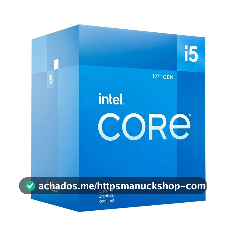 Processador Intel Core I5-12400F 2.50GHZ 18MB DDR4/5 FCLGA1700 BX8071512400F