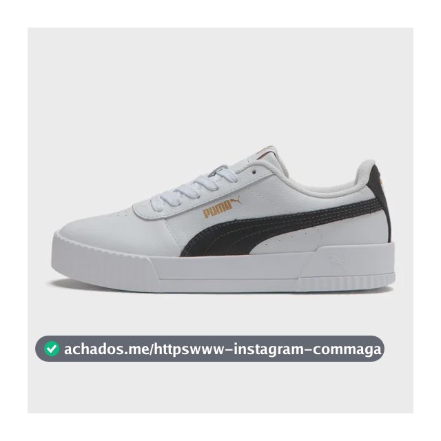 Tênis Carina Feminino Puma Branco E Preto 35 Br