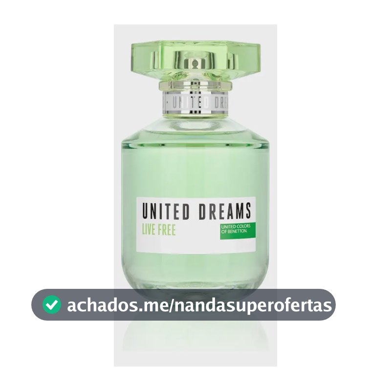 Perfume Benetton United Dreams Live Free Eau de Toilette 80 ml Feminino