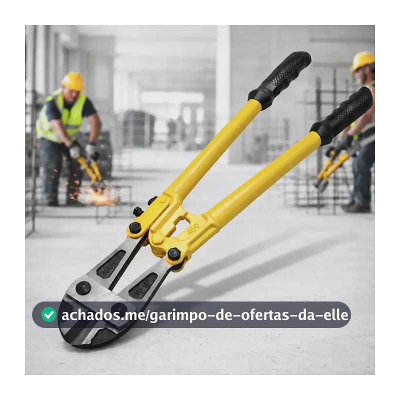 Alicate Tesoura Corta Vergalhão Ferro Grande Corte Cadeados