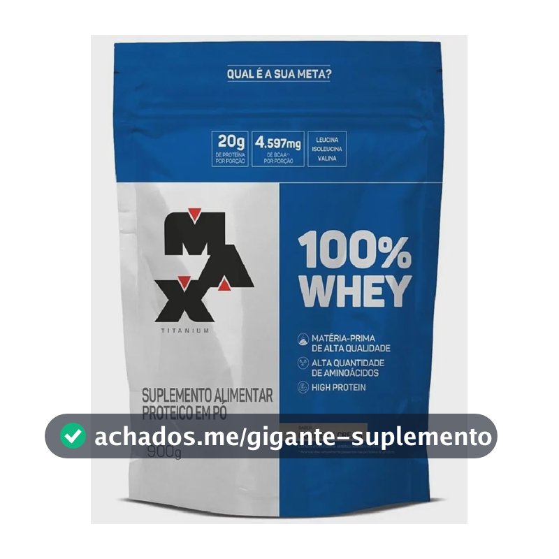 100% Whey Max Titâni Sabor Cookies