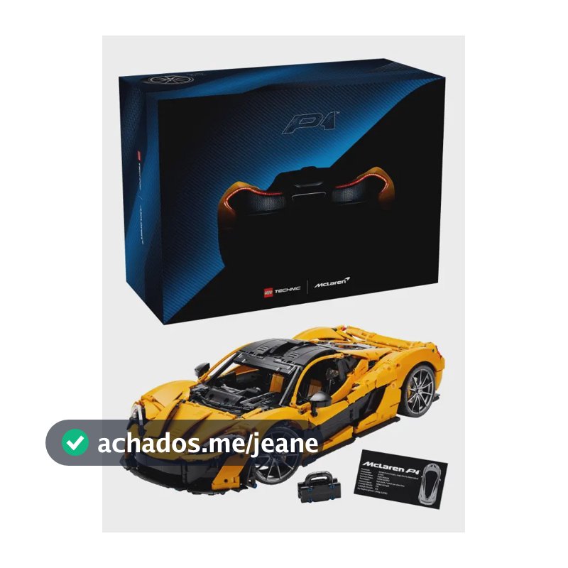 Lego Technic Carro Mclaren P1 3893 Peças - 42172