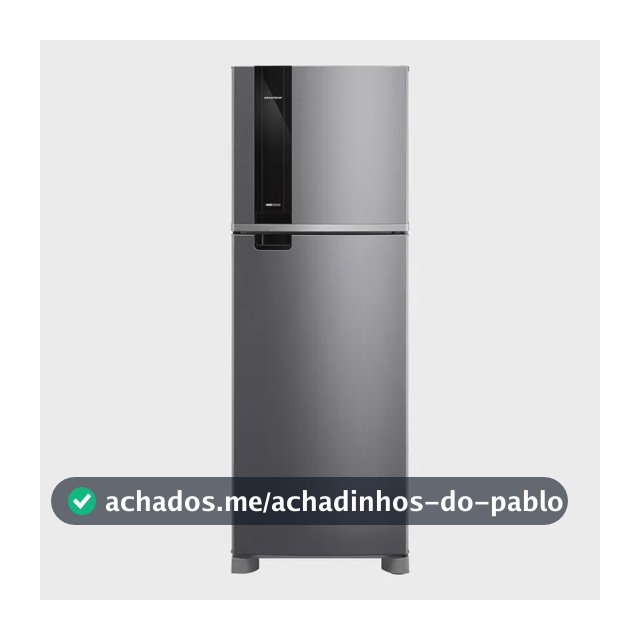 Geladeira Brastemp Frost Free 385 Litros Duplex Inox - BRM46MK