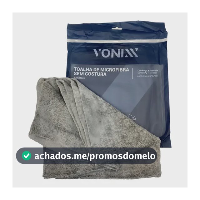 Toalha De Microfibra Sem Costura 350gsm 40x60 Vonixx
