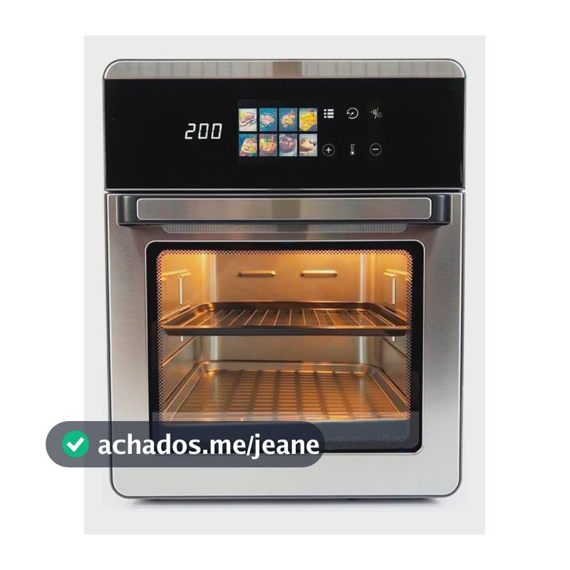 Air Fryer Forno Elétrico S/óleo Extream 17l 1800w Prata 220v Cinza 220v