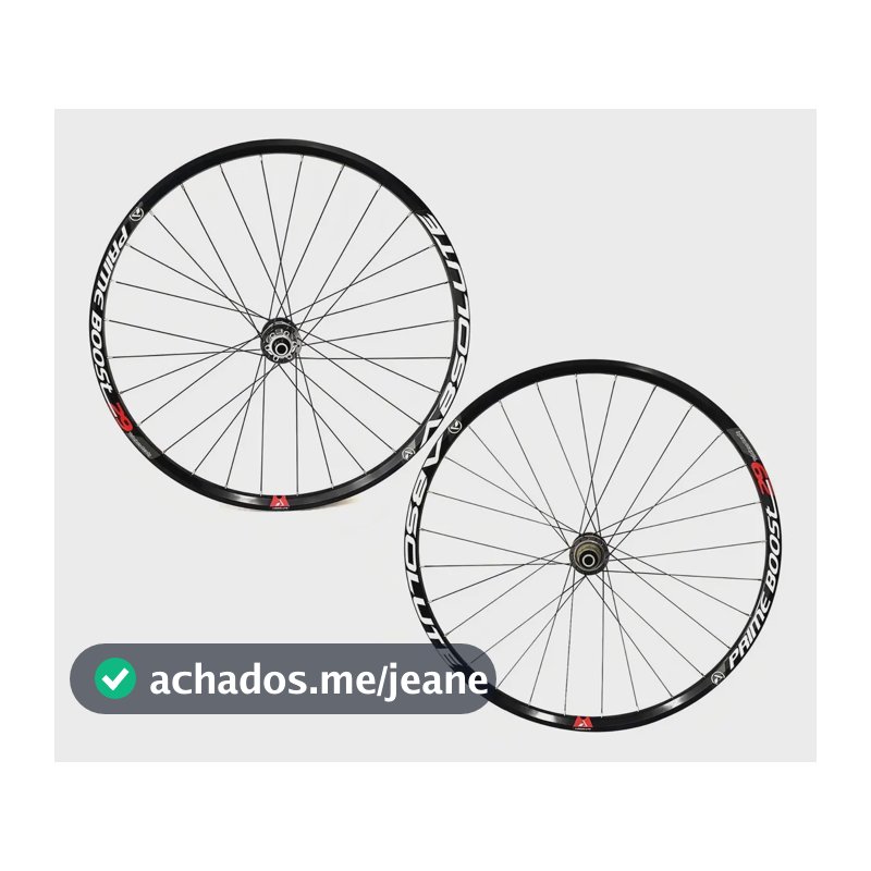 Par De Rodas 29 Tubeless Absolute Prime Boost 28 Furos Mtb Cor Preto