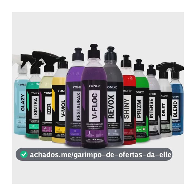 Kit Estética Automotiva Completo Vonixx - 12 Itens