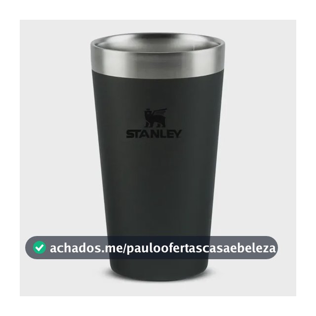 Copo Térmico para Cerveja Stanley Pint Adventure Black 2.0 354ml