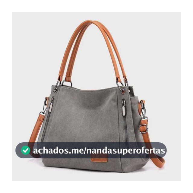 Bolsa Tiracolo Feminina Lona De Algodão E Couro Arte Retrô