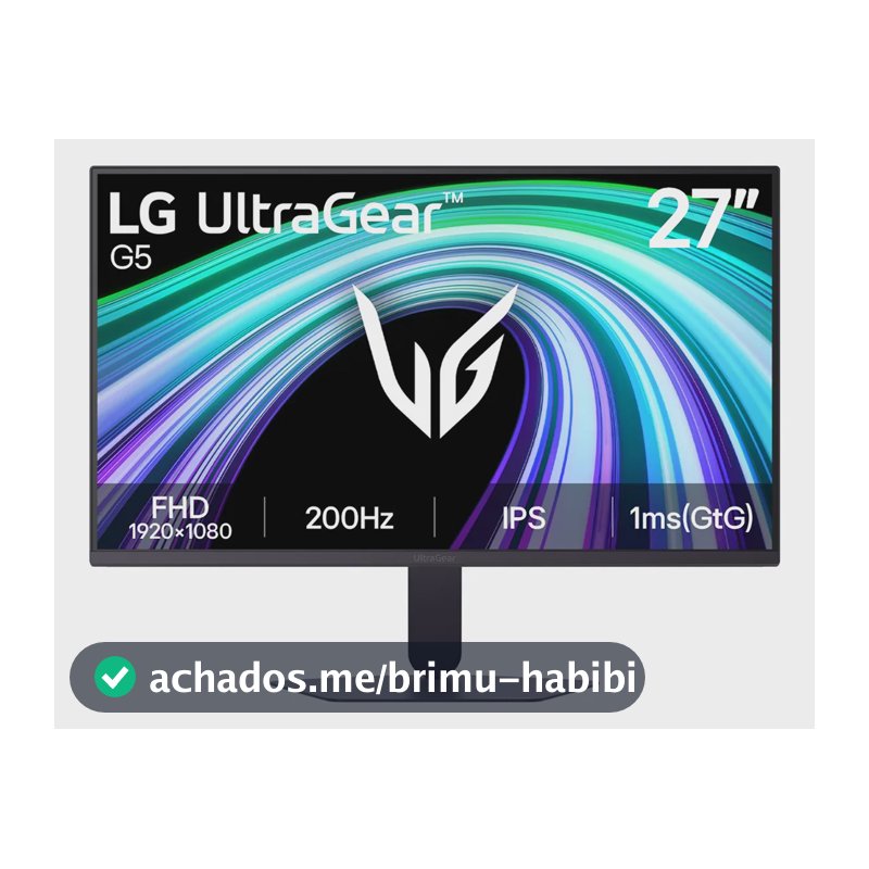 Monitor LG Ultragear - 27g523 - Ips De 27, 200hz, 1ms Preto 127/220v