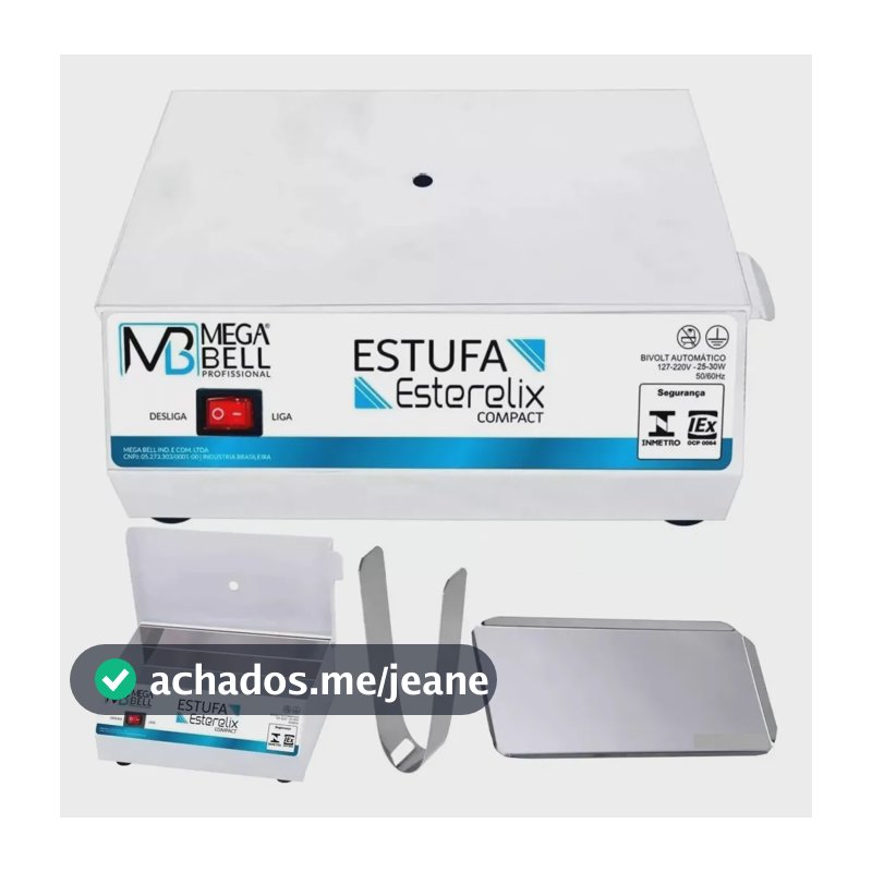 Esterilizador A.R Variedades Mt Com Bandeja E Pinça Manicure Cinza
