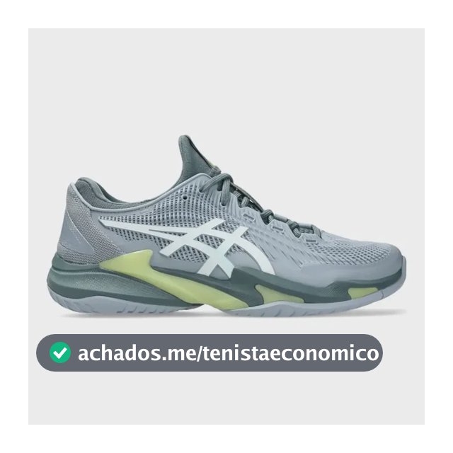 Tênis Asics Court Ff 3 Masculino All Court Grey Blue/white 38 Br
