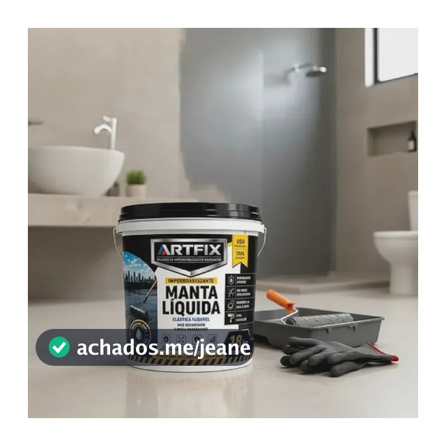 Manta Liquida Emborrachada 18kg Impermebilizante Premium