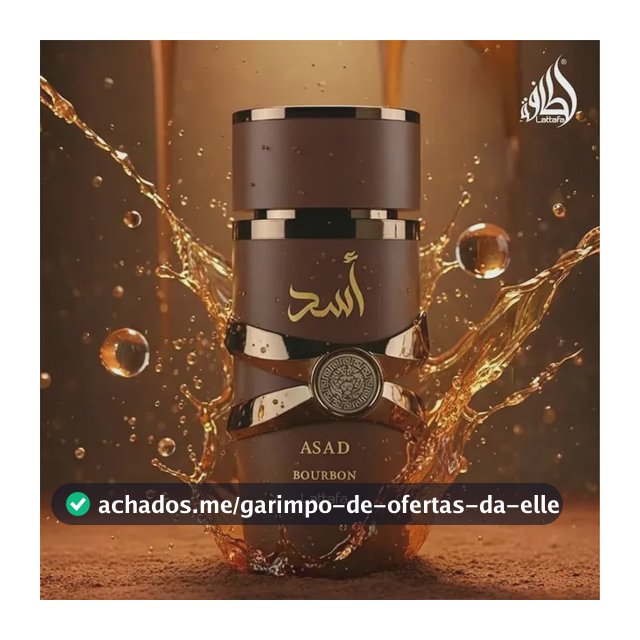 Perfume Lattafa Asad Bourbon Alta Fixação 100ml