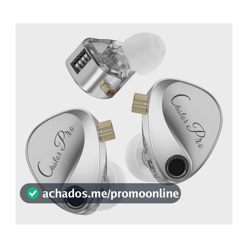 Fone De Ouvido Kz Castor Pro Version Cor Prateado