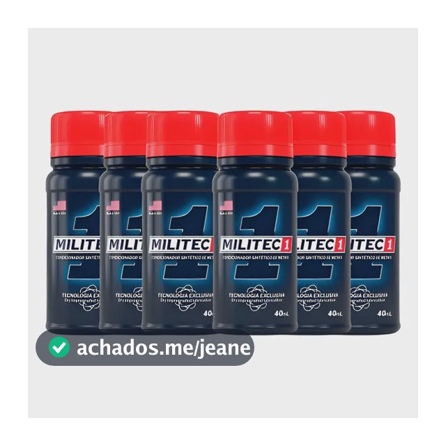 6un Militec 1 - Melhor Desempenho Da Moto - 40ml Original
