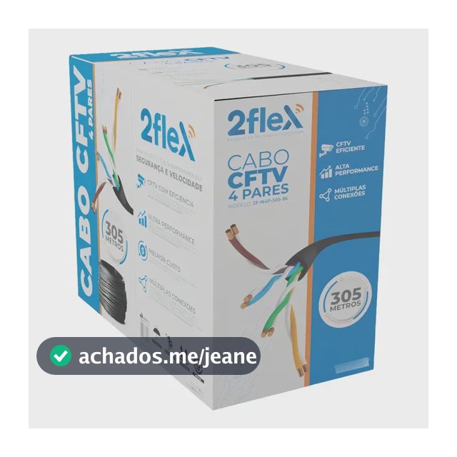 Cabo De Rede Premium Cftv 305m - 2flex