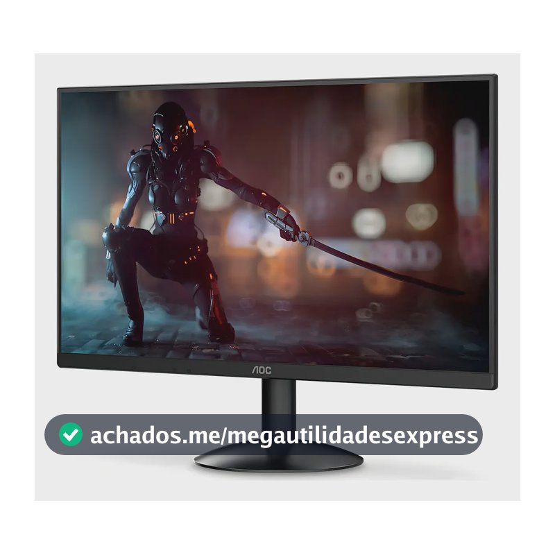 Monitor gamer Aoc Série B30 21.5'' Full Hd Gaming 120hz 1ms 22b30hm23 cor preto