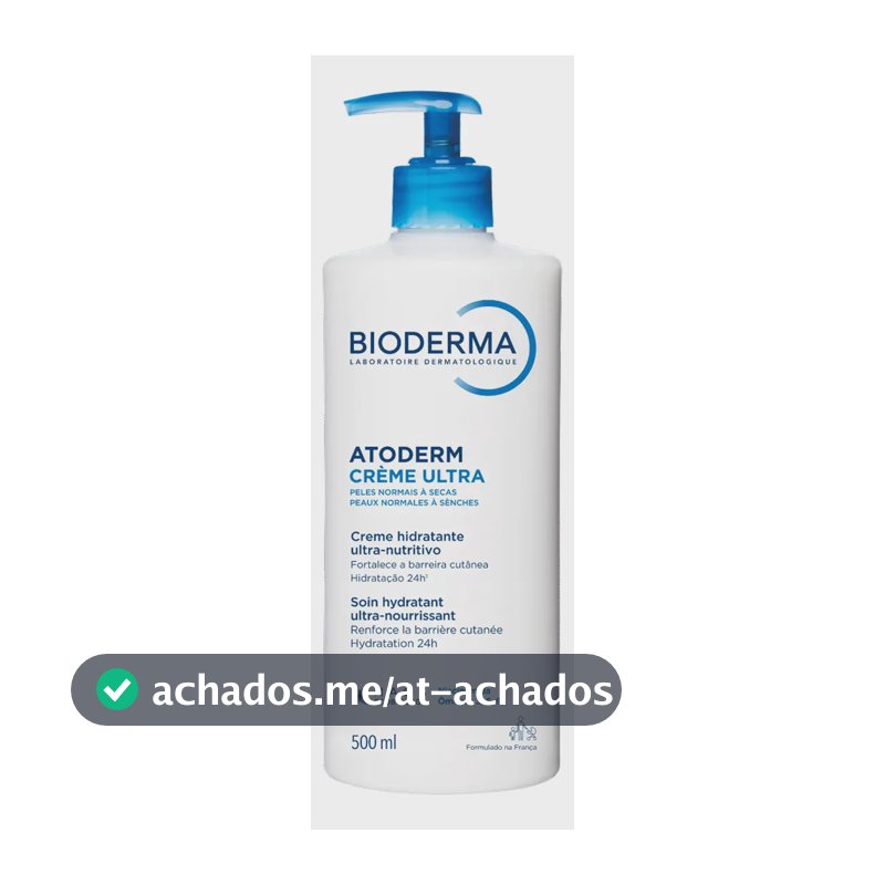 Bioderma Creme Hidratante Atoderm Creme Ultra 500ml Sem Fragrância