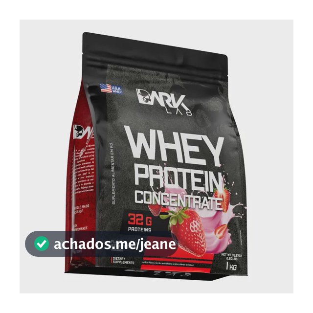 Whey Protein Concentrado 1kg Morango Dark Lab
