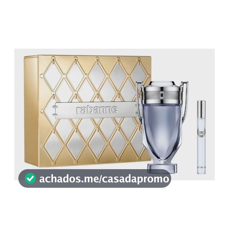 Kit Perfume Invictus Eau de Toilete - Compre perfume 200ml eganhe miniatura- Perfume masculino