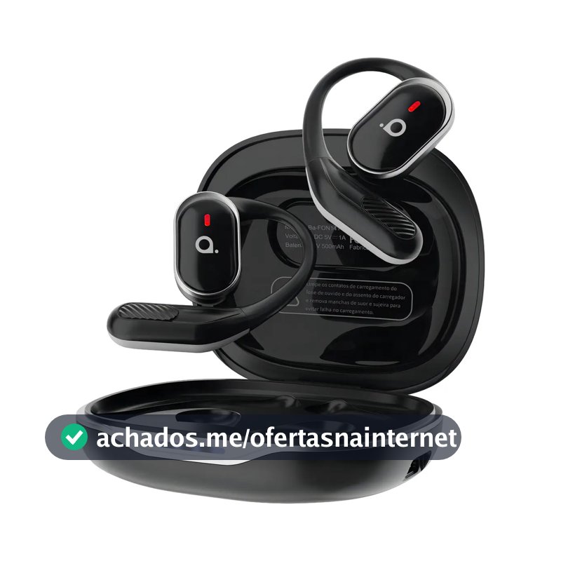Fone De Ouvido Sem Fio Bluetooth Esportivo Ows Corrida Cor Preto