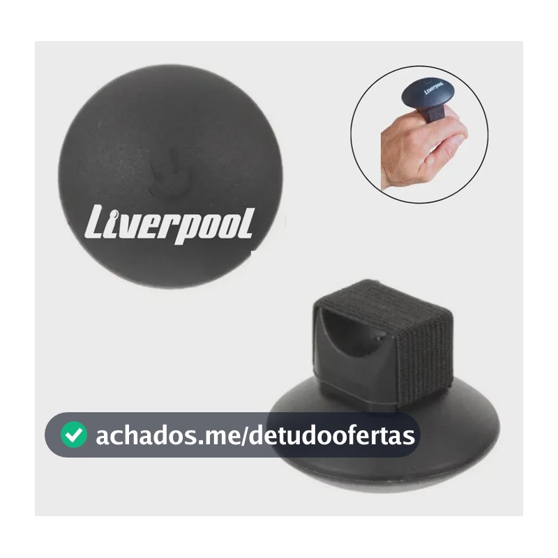 Chocalho Ganzá De Dedo Shaker Percussão Liverpool Preto