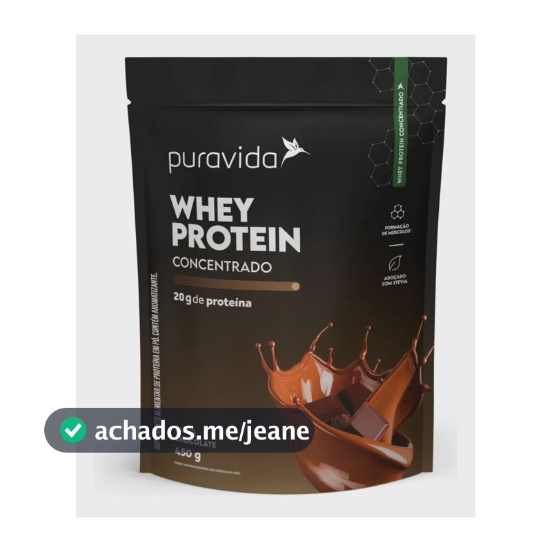 Puravida Whey Protein Concentrado Chocolate 450G