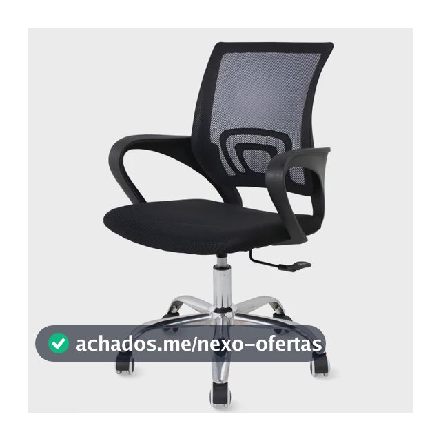 Cadeira de Escritório Zcod V101 Preta Ergonômica com Encosto Reclinável