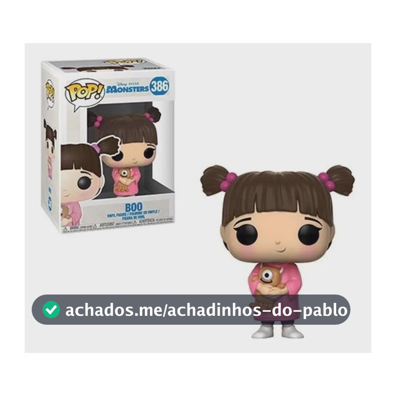 Disney Monstros Sa Boneco Pop Funko Menina Boo #389