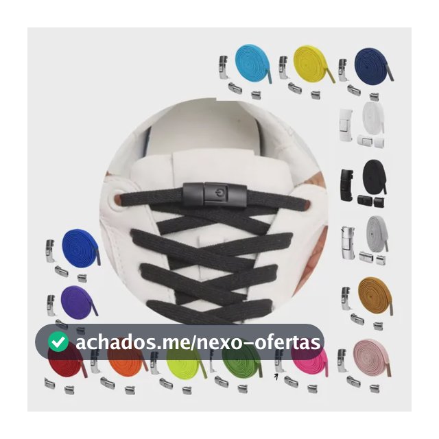 Cadarços Elásticos Para Tênis Sem Amarrar Infantil E Adulto
