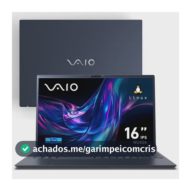 Notebook Vaio Fe16 Intel Core I3-1315u Linux 8gb Ram 256gb Ssd Tela 16 Ips Wuxga Antirreflexo - Cinza Grafite - Vjfe62f11x-b0811h