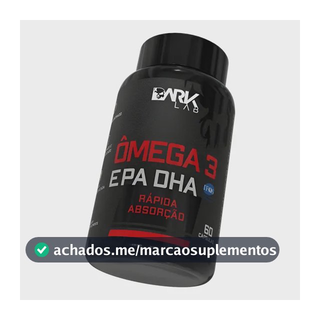 Ômega 3 Epa Dha 60 Cápsulas Dark Lab